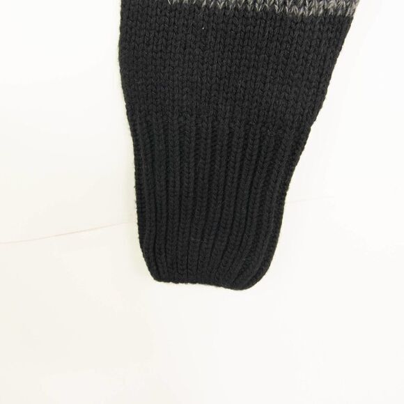 NWOT Eddie Bauer Turtleneck‎ Striped cotton blend Sweater, Black, XL - Picture 6 of 10